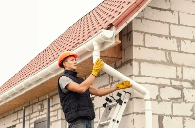 Pose et remplacement de gouttières à Honor-de-Cos